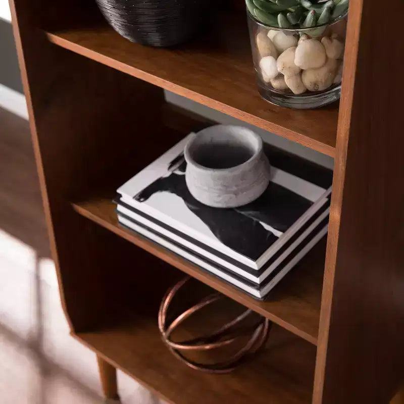 Libreria Mid-Century Modern - Marrone