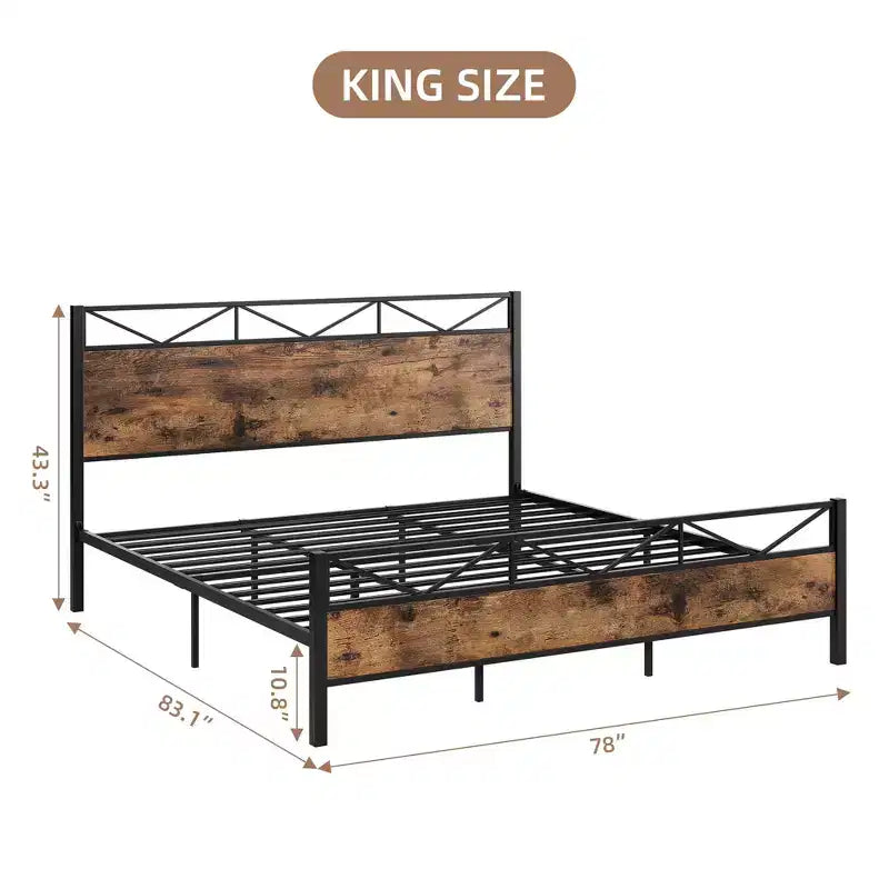 Telaio Letto Industriale con Testiera