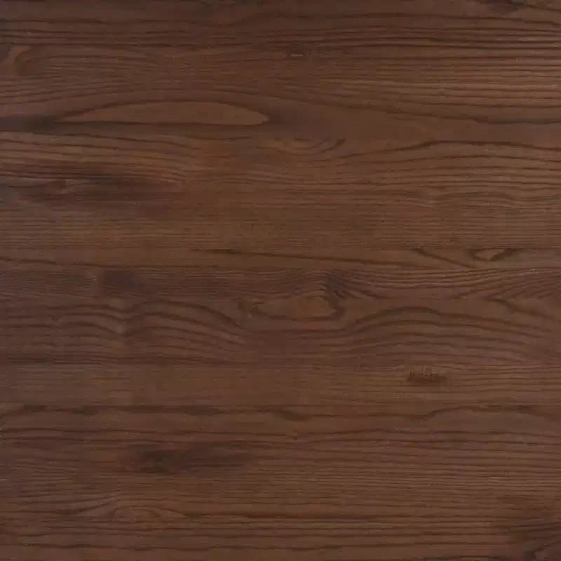 Tavolo da Pranzo con Struttura Rettangolare in Acciaio e Piano in Legno