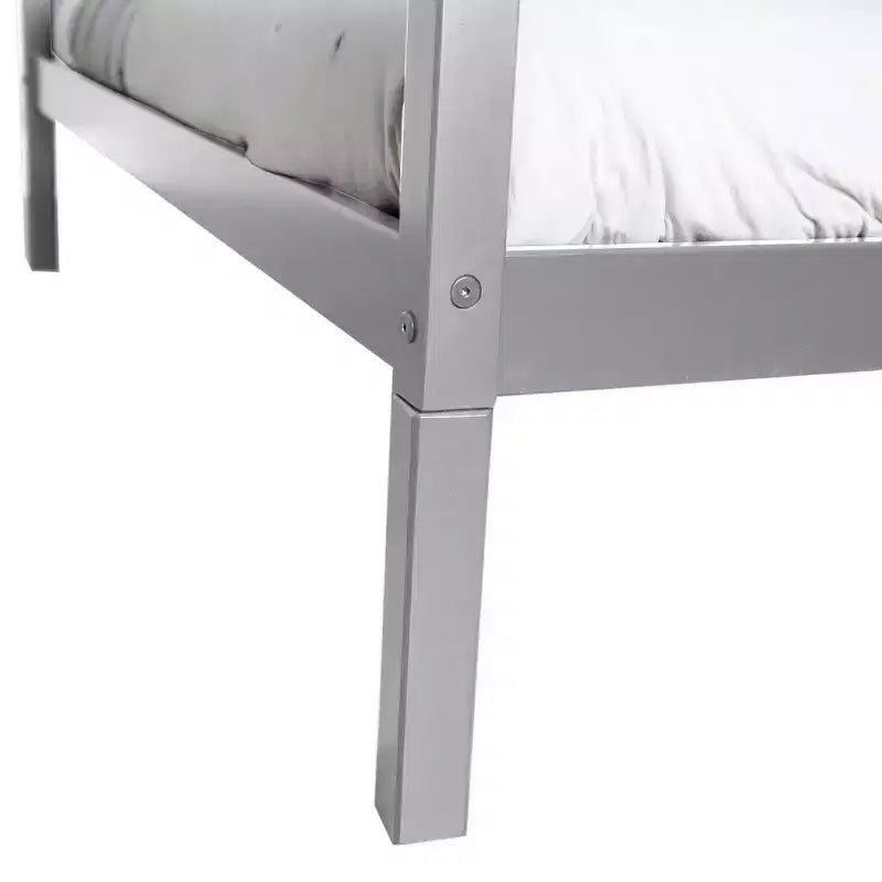 Letto singolo a capanna con sponda di protezione