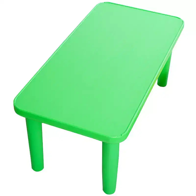 Tavolo Rettangolare in Plastica per Attività per Bambini – Verde