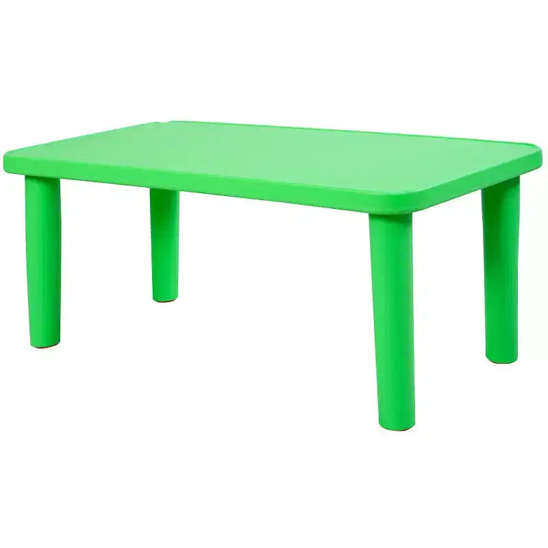 Tavolo Rettangolare in Plastica per Attività per Bambini – Verde